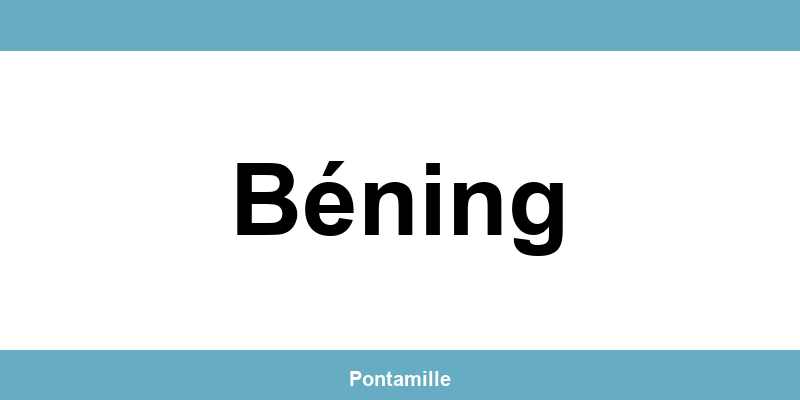 Contacter le centre PMI de Béning